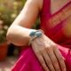 Handmade Silver Jewelry Turquoise Kada Bracelet